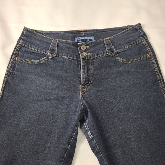 Bluenotes Hiphugger Flare Low Rise Womens Jeans Size 33x32 (Size 10) Vintage - Picture 8 of 16